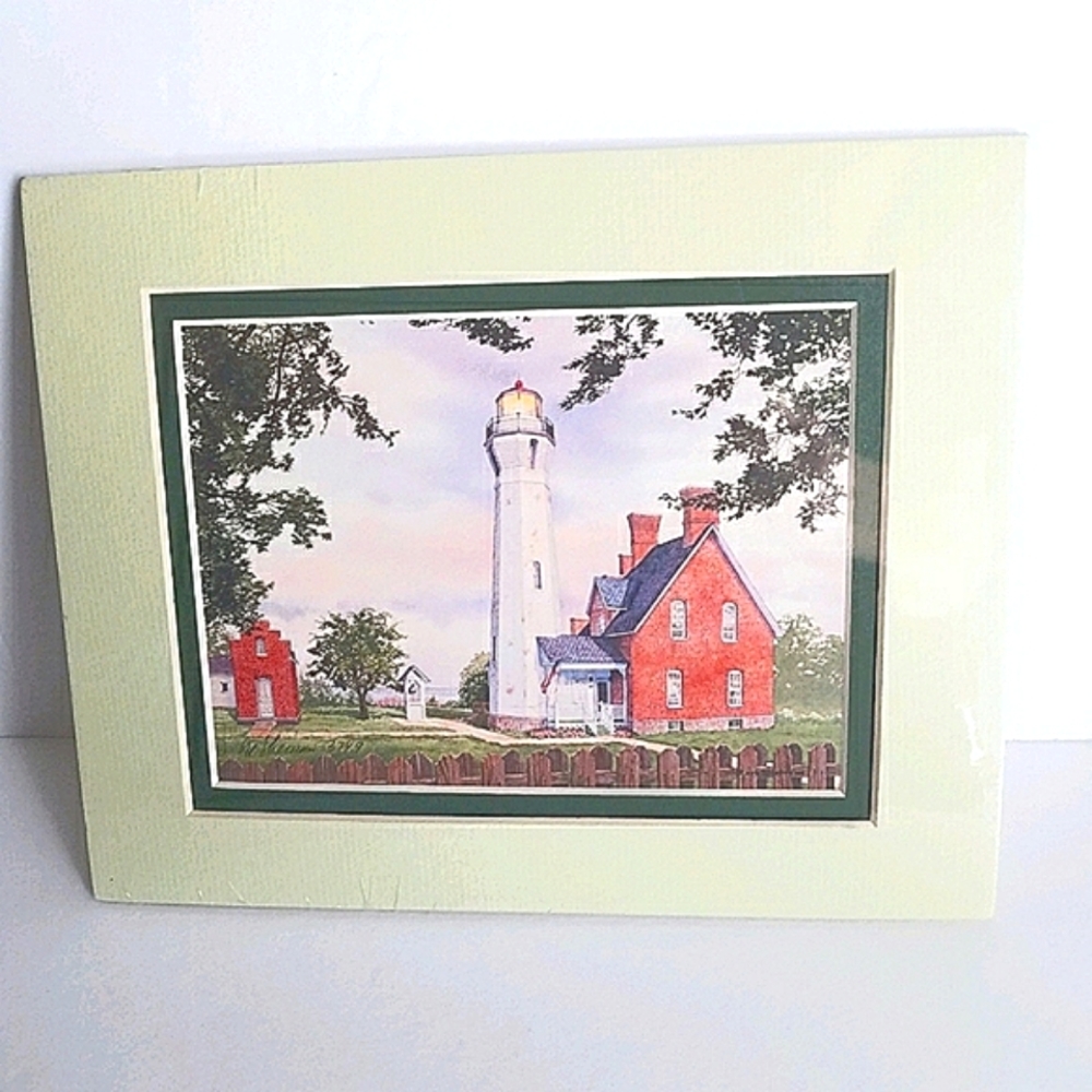 Port Sanilac MI Lighthouse Print